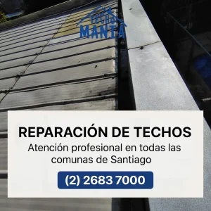 ¿Cuánto cuesta arreglar una gotera? Precios en Santiago 2026 2 ¿Cuánto cuesta reparar un techo con goteras en Santiago?