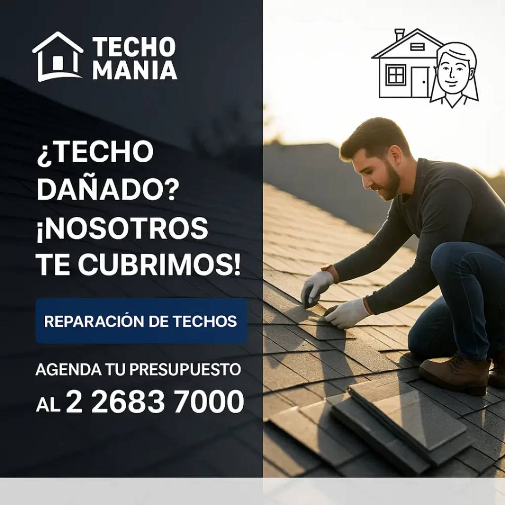 Reparar techo en Santiago 2025: precios y presupuestos confiables